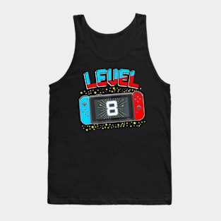 Birthday Level 8  Video Player Birthday Tank Top